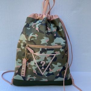 camo guess purse